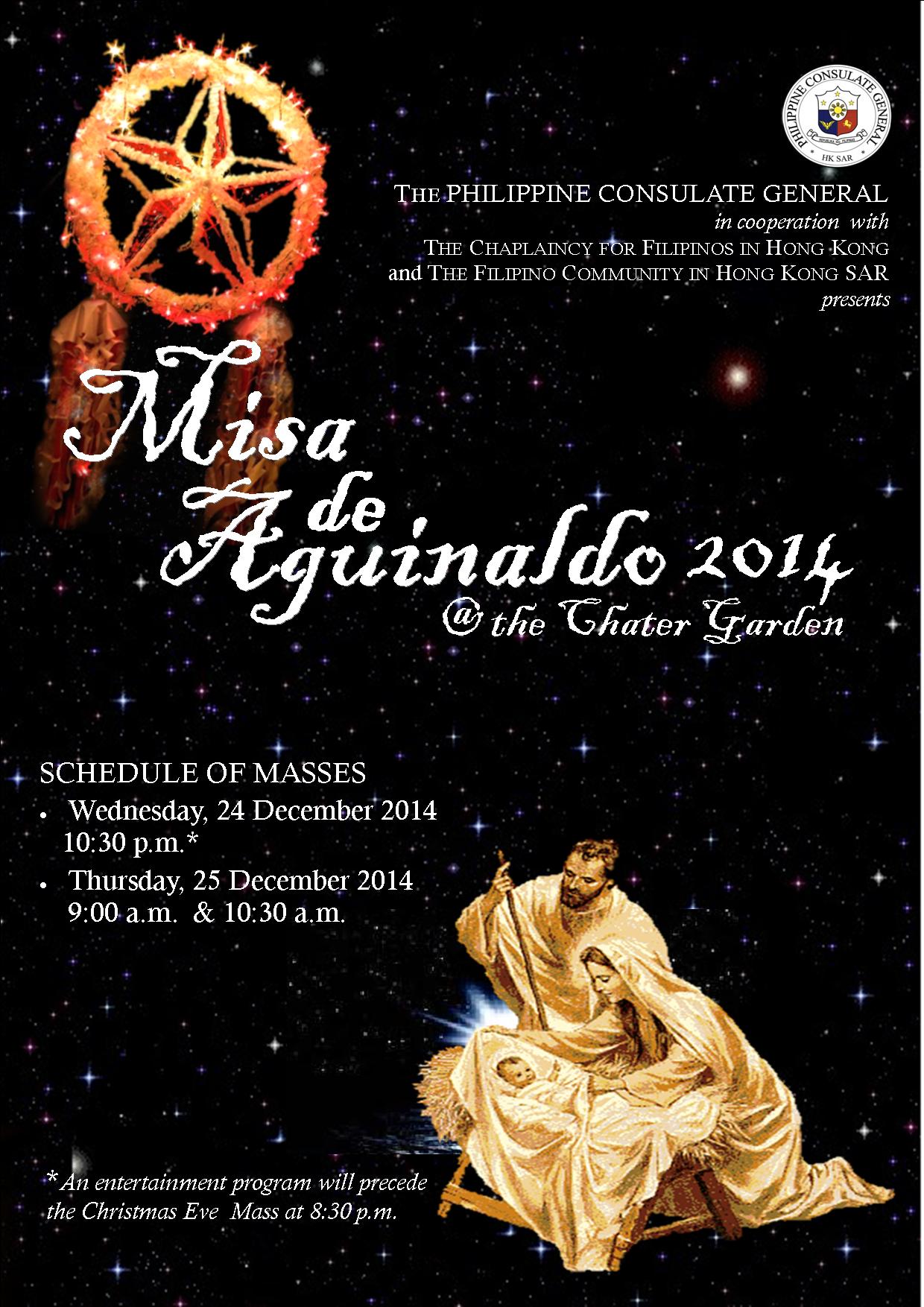 POSTER Misa de Aguinaldo 